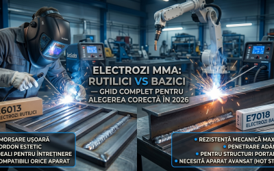 Electrozi MMA: Rutilici vs Bazici — Ghid Complet pentru Alegerea Corecta in 2026