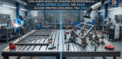 Cum Alegi Masa de Sudura Profesionala: BuildPro Clasic vs Max si Ghid pentru Atelierul Tau