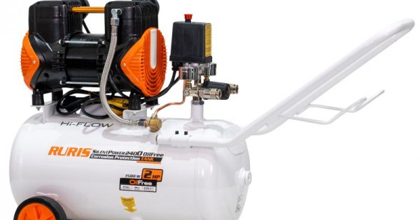 Compresor RURIS Silent Power 2400 Oil Free 1500 W 24 L - 24000SIP25A