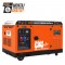  Generator RURIS Silent-Power DG15KVA 27 CP - 13 kW insonorizat, pornire electrica cu ATS inclus 