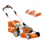 Masina de tuns gazon pe Acumulator RURIS RXI 4744e {contine 2 acumulatori 2400e x-charge}