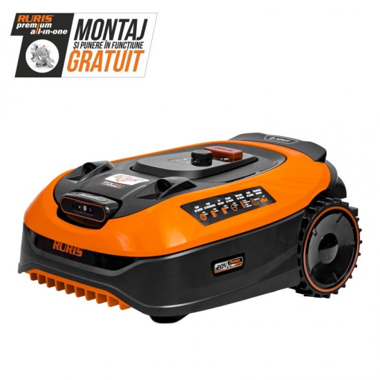Robot de tuns gazon fara fir perimetral RURIS Sentinel 1500