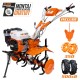 Motosapatoare RURIS 731K + roti cauciuc 5.00-8+rarita ajustabila+roti metalice 350 fara manicot 8.5 CP