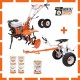 Motosapatoare DAC 185, 8.5 CP + roti cauciuc 5.00-8 + Navigator 99 + Ulei Motor si Transmisie