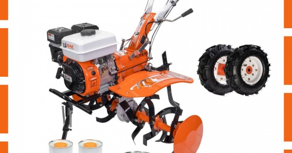Motosapatoare DAC 185 + roti cauciuc 5.00-8 8.5 CP - 91312019