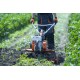 Motosapa DAC 7000 ACC4 + roti cauciuc 4.00-8+rarita+plug+adaptor+dispozitiv scos cartofi+roti metalice 400 fara manicot+cultivator+remorca RURIS 450S 7CP