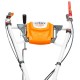 Motosapatoare RURIS 913ACC + roti cauciuc 5.00-12+plug reversibil rev2+roti metalice 500 13 CP