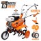 Motosapa DAC 7000 ACC 2 + roti cauciuc 4.00-8+plug+adaptor+roti metalice 350 fara manicot 7CP 