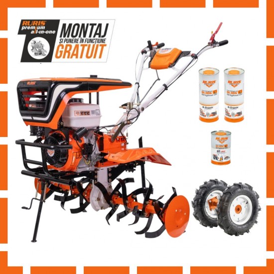 Motosapatoare RURIS 913K  + roti cauciuc 5.00-12 13 CP 