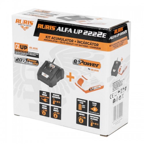 kit acumulator+incarcator ruris alfa up 2222e
