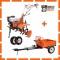 Motosapatoare DAC 185, 8.5 CP + roti cauciuc 5.00-8 + Remorca Ruris 450S