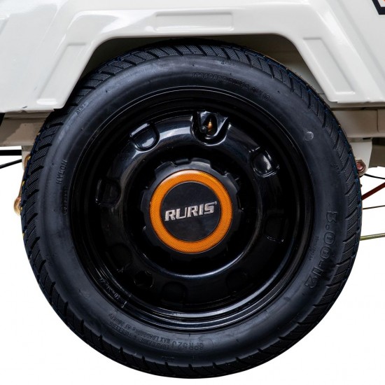 Triciclu Electric Cargo RURIS Pilot 3110A – Motor 2000W, Baterie 72V 32Ah, Autonomie 80 km, Sarcina 300 kg, Max. 25 km/h, ALB