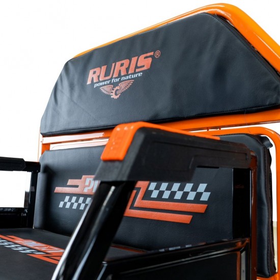 Triciclu Electric Cargo RURIS Pilot 3110A – Motor 2000W, Baterie 72V 32Ah, Autonomie 80 km, Sarcina 300 kg, Max. 25 km/h, ALB