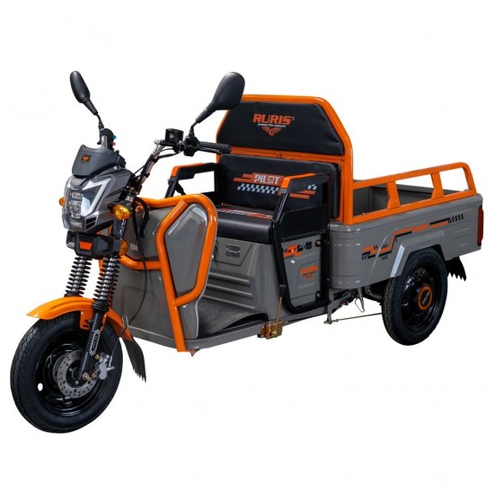 Triciclu Electric Cargo RURIS Pilot 3110N – Motor 2000W, Baterie 72V 32Ah, Autonomie 80 km, Sarcina 300 kg, Max. 25 km/h, GRI Triciclu Electric Cargo RURIS Pilot 3110N – Motor 2000W, Baterie 72V 32Ah, Autonomie 80 km, Sarcina 300 kg, Max. 25 km/h, GRI