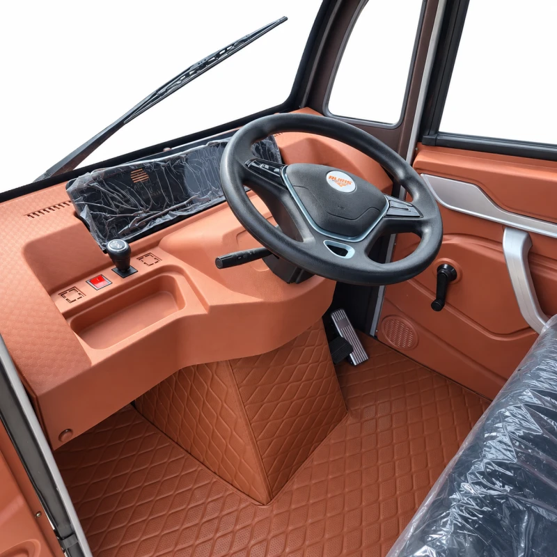 Triciclu Electric Cargo RURIS PILOT 4000C, 2500W, Autonomie 60 km, Volan, Baterie 72V, viteza maxima de 25 km/h, fara permis