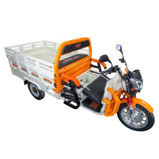 Triciclu electric cargo RURIS Pilot 3130A, Motor 3600W, Baterie 72V 58Ah, Autonomie 80 km, Capacitate 603 kg, Frana Fata Disc / Spate Tambur, Display LCD Extra-Large, Alb Triciclu electric cargo RURIS Pilot 3130A, Motor 3600W, Baterie 72V 58Ah, Autonomie 80 km, Capacitate 603 kg, Frana Fata Disc / Spate Tambur, Display LCD Extra-Large, Alb