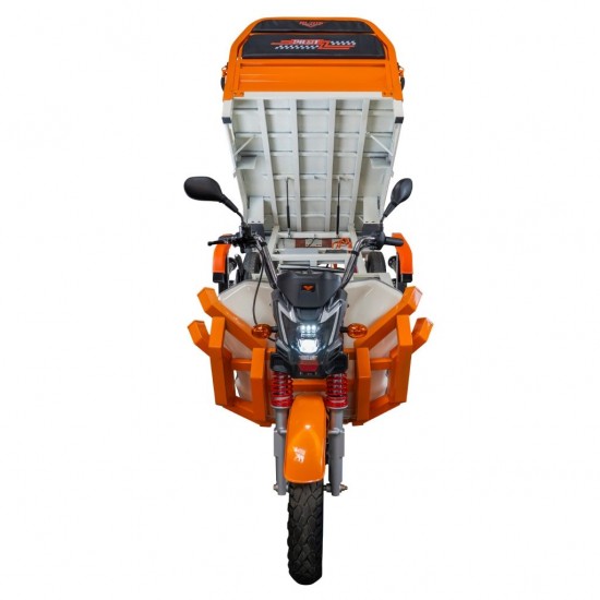 Triciclu electric cargo RURIS Pilot 3130A, Motor 3600W, Baterie 72V 58Ah, Autonomie 80 km, Capacitate 603 kg, Frana Fata Disc / Spate Tambur, Display LCD Extra-Large, Alb Triciclu electric cargo RURIS Pilot 3130A, Motor 3600W, Baterie 72V 58Ah, Autonomie 80 km, Capacitate 603 kg, Frana Fata Disc / Spate Tambur, Display LCD Extra-Large, Alb