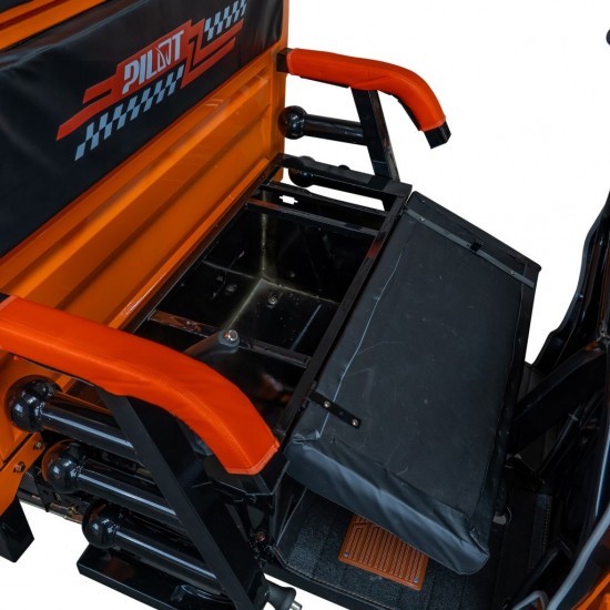 Triciclu electric cargo RURIS Pilot 3130A, Motor 3600W, Baterie 72V 58Ah, Autonomie 80 km, Capacitate 603 kg, Frana Fata Disc / Spate Tambur, Negru Triciclu electric cargo RURIS Pilot 3130A, Motor 3600W, Baterie 72V 58Ah, Autonomie 80 km, Capacitate 603 kg, Frana Fata Disc / Spate Tambur, Negru