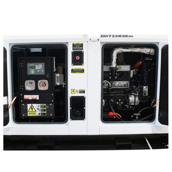 Generator De Curent Trifazat Cu Motor Diesel Hyundai Dhy22kse