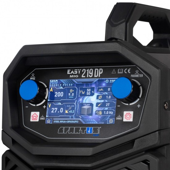 Spartus EasyMIG 219DP - 200A, Pulsat, Aparat de sudura MIG MAG