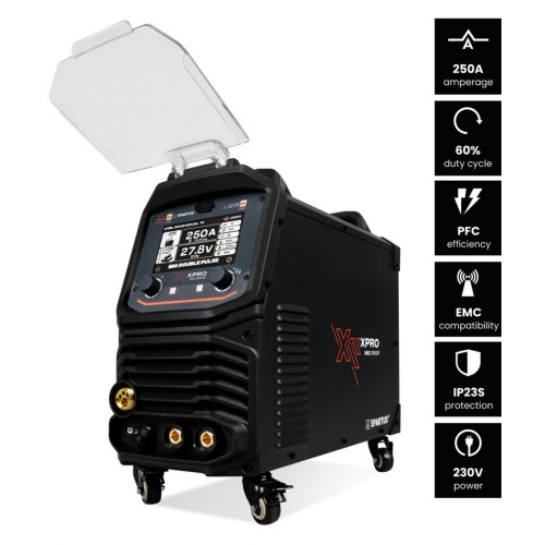 Spartus XPRO 260 DUAL PULSE - 250A,  Aparat de sudura MIG MAG 220V, cap. rola 15Kg
