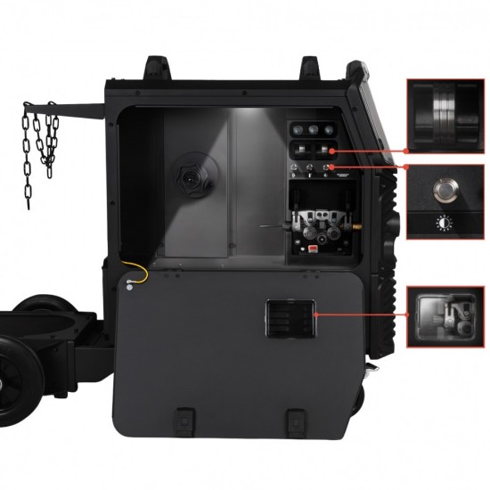 Spartus XPRO300 - 300A,  Aparat de sudura MIG MAG 400V Rola 15Kg