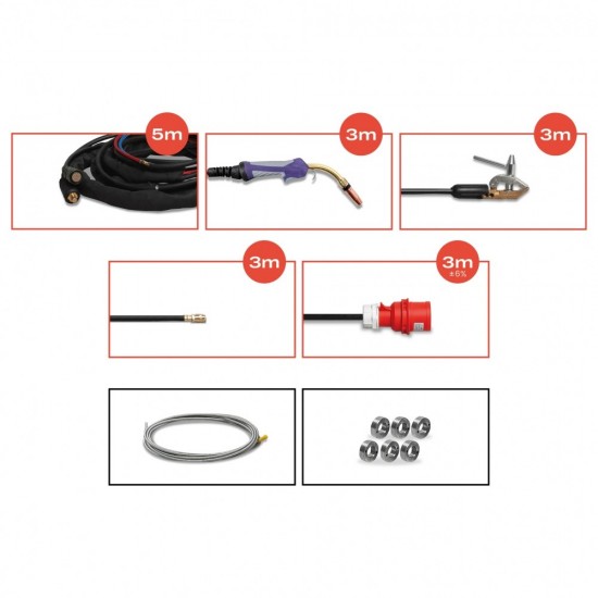 Spartus ProMIG 5000  - Aparat de sudura MIG MAG 500A 400V Rola 15Kg