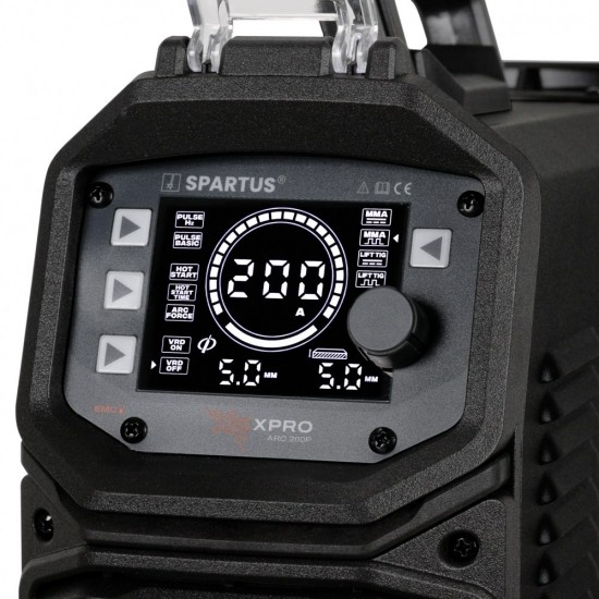 SPARTUS® XPro ARC 200P - aparat sudura MMA curent Pulsat, 200A, 220V