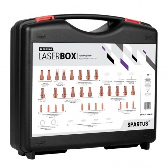 Box 28 consumabile laser, cap laser dublu