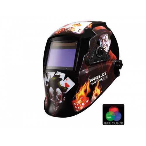 Masca Automata Sudura Fantom 4.6 True Color Poker-Skull