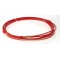 Linere din teflon + terminatie 1,0-1,2-4m roșu
