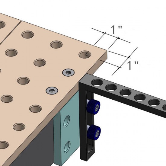 Extensie laterala pentru masa de sudura BuildPro si Rhino Cart Extensie laterala pentru masa de sudura BuildPro si Rhino Cart