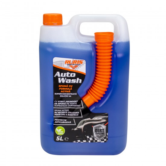 Detergent Ruris Auto Wash 1:4 concentrat 5l Detergent Ruris Auto Wash 1:4 concentrat 5l