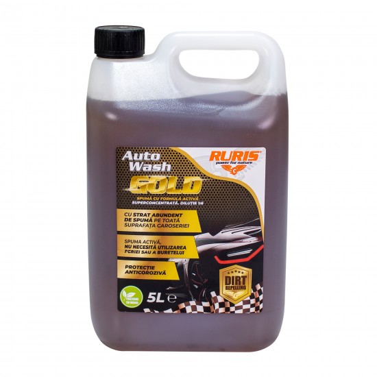 Detergent Ruris Auto Wash Gold 1:6 superconcentrat 5l Detergent Ruris Auto Wash Gold 1:6 superconcentrat 5l