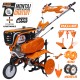 motosapa ruris 7500acc5 + roti cauciuc 4.00-8+rarita ajustabila+plug+adaptor+dispozitiv cartofi+cultivator multifunctional+roti metalice 400 fara manicot