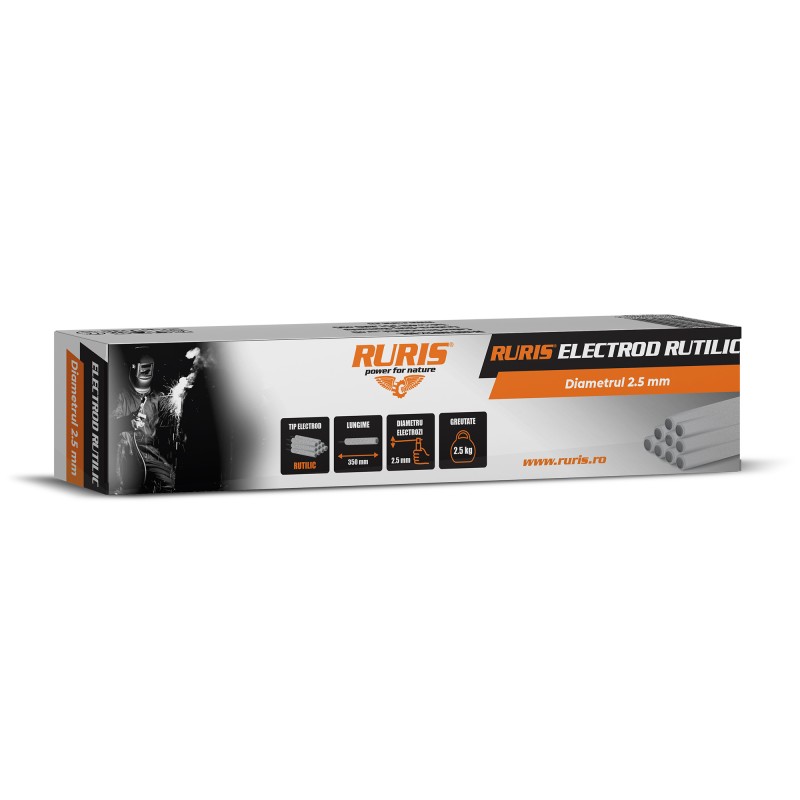 electrod rutilic ruris 2.5mm 2,5kg