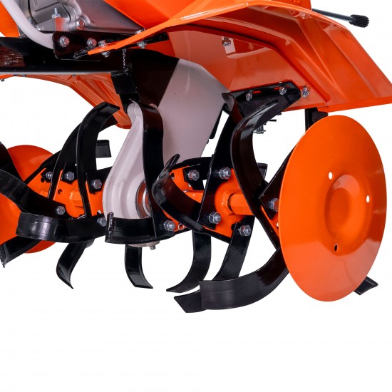 Motosapa RURIS 701KS + roti cauciuc 4.00-8 + plug reversibil rev1 + roti metalice 400 fara manicot 7 CP