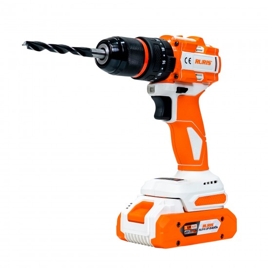 Masina de gaurit/insurubat cu percutie pe acumulator Ruris rmx1360