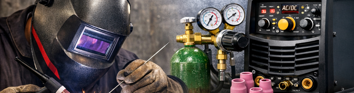 Sudura TIG (WIG) pentru începători: setări corecte, greșeli frecvente și consumabile esențiale