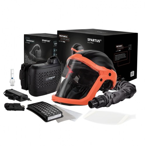 Masca SPARTUS Ultra NX47 cu sistem de alimentare cu aer