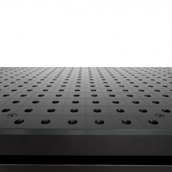 Masa de sudura 1200x750x820mm pe roti, sistem D16, cu sertare, dulap si set de scule cu 62 de piese