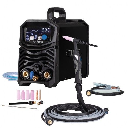 Spartus EasyTIG 206P DC - Aparat sudura TIG DC 200A 220V, Pistolet 4m