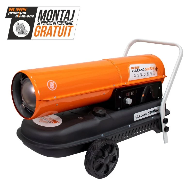 Tun de aer cald cu ardere directa RURIS VULCANO 5000sr Tun de aer cald cu ardere directa RURIS VULCANO 5000sr