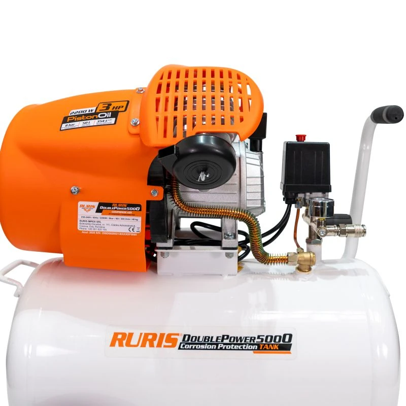 Compresor RURIS Double Power 5000 2200 W 50 L Compresor RURIS Double Power 5000 2200 W 50 L