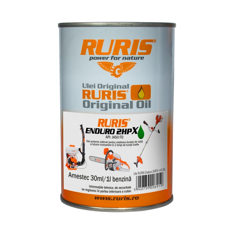 Ulei Ruris Enduro 2HPX 500ML  JASO FD