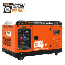  Generator RURIS Silent-Power DG15KVA 27 CP - 13 kW insonorizat, pornire electrica cu ATS inclus 