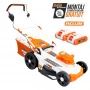 masina de tuns gazon pe acumulator ruris rxi4344e power alfa up {contine 2 acumulatori+incarcator dublu}