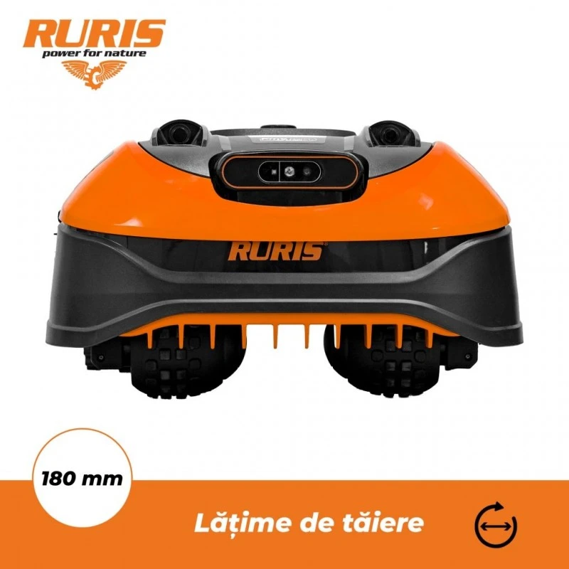 Robot de tuns gazon fara fir perimetral RURIS Sentinel 1500