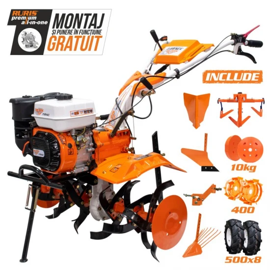 Motosăpătoare RURIS 731ACC1 cu accesorii complete