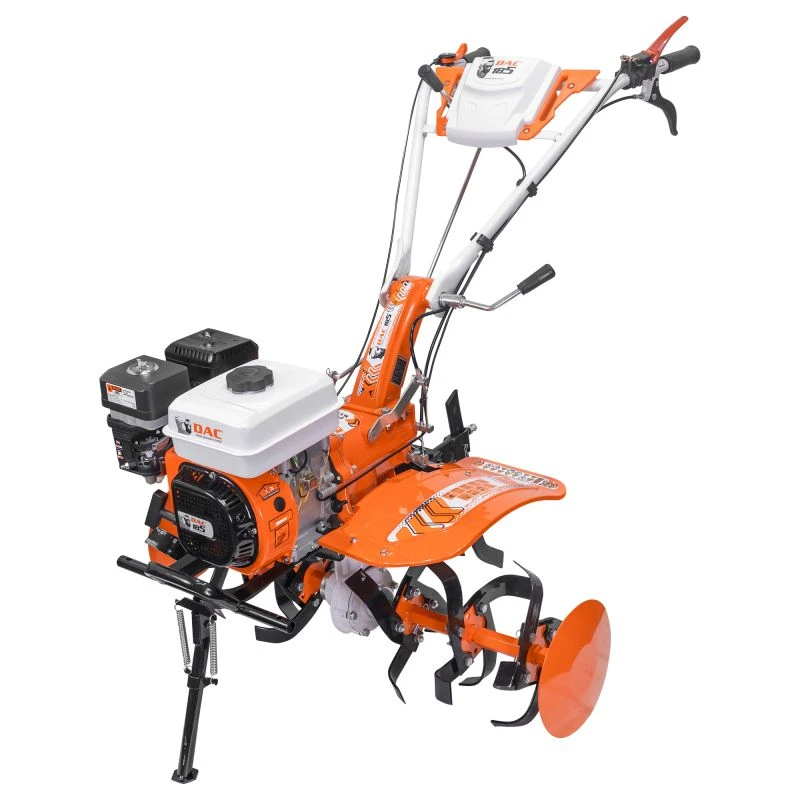 Motosapatoare DAC 185, 8.5 CP + roti cauciuc 5.00-8 + Remorca Ruris 450S